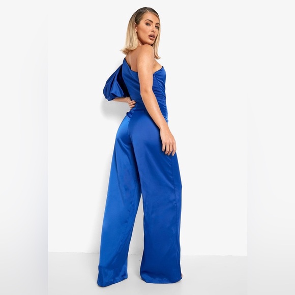 Royal Blue Boohoo Jumpsuit - Picture 2 of 4